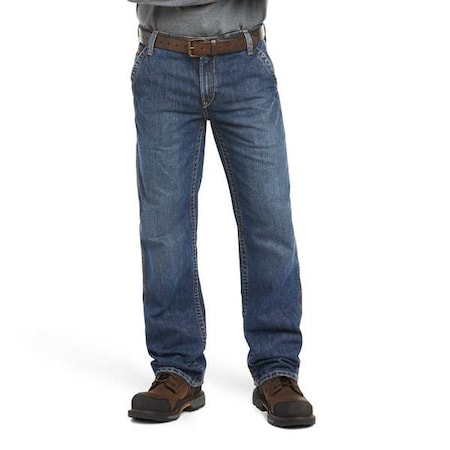 Men's Flame Resistant Pants, 20 cal/sq cm, 2XL 13 oz Denim