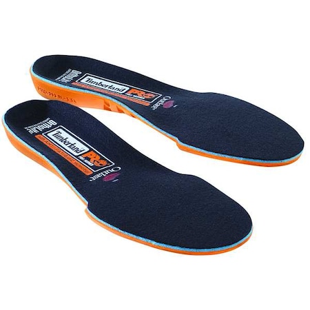 Anti-Fatigue Insole, 6-7M, 7-8W, Org/Blk, PR