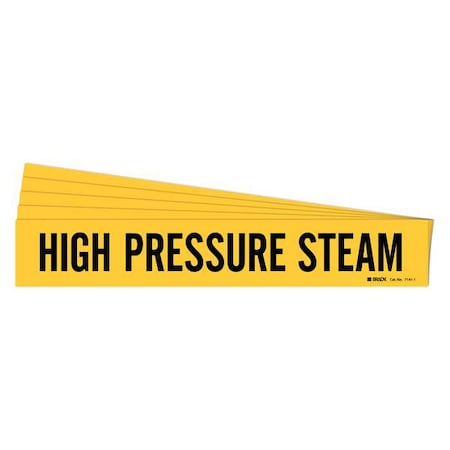 Pipe Marker,High Pressure Steam,PK5, 7141-1-PK
