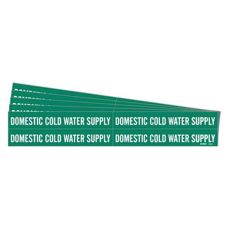 Pipe Marker,Domestic Cold Water Sup.,PK5