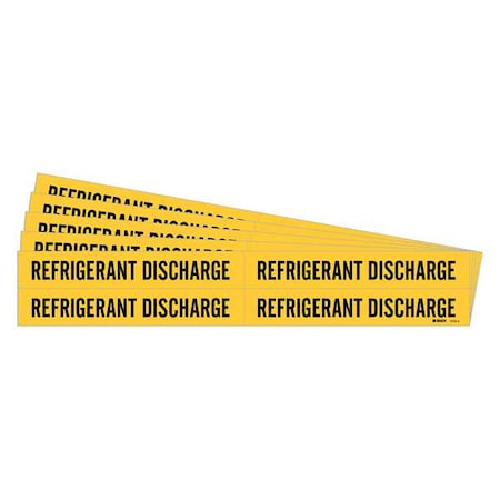 Pipe Marker,Refrigerant Discharge,PK5, 7234-4-PK