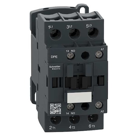 IEC Magnetic Contactor, 1NO, 24V AC, 3 P, Non-Reversing, Screw Clamp