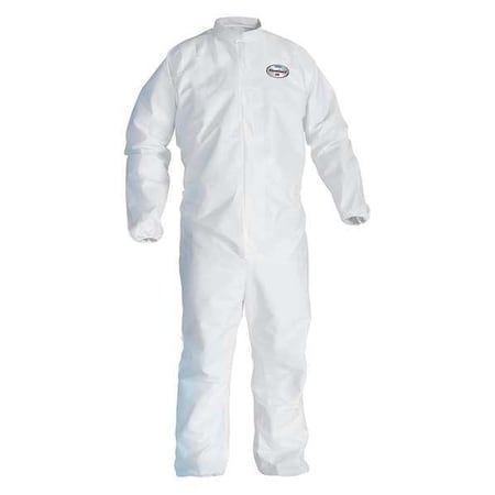 Disposable Coveralls,XL,Elastic,PK25