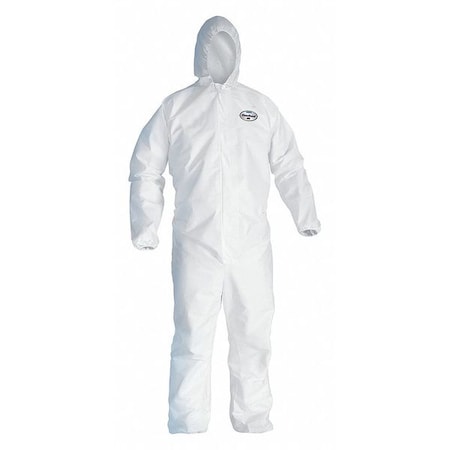 Hooded Disposable Coveralls,3XL,PK25