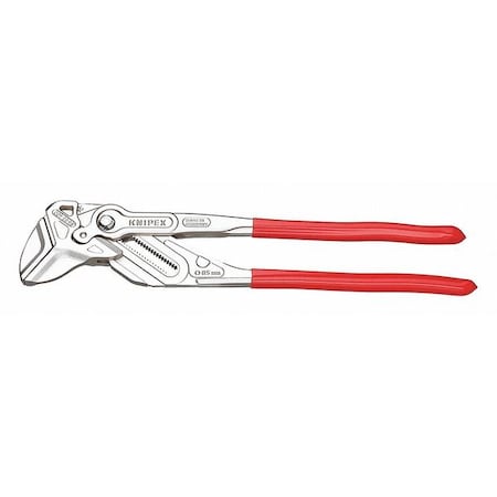 16 in Knipex Cobra Straight Jaw Plier Wrench Smooth, Plastic Grip