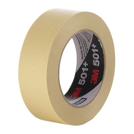 Painter's Tape, 24 mm W x 55 m L, 7.3 mil Thick, Tan, Rubber Adhesive