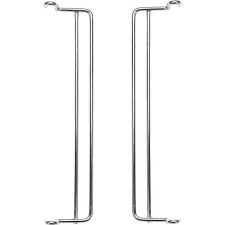 Silver Steel Stacking Bracket, 1 PR