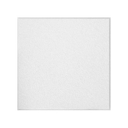 Ceiling Tile, 24 in W x 24 in L, Square Tegular, 15/16 in Grid Size, 10 PK
