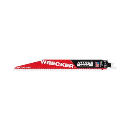 9 in. 6 TPI SAWZALL THE WRECKER with Nitrus Carbide Multi-Material Reciprocating Saw Blade