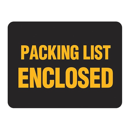 Packing List Enclosed Label,PK500