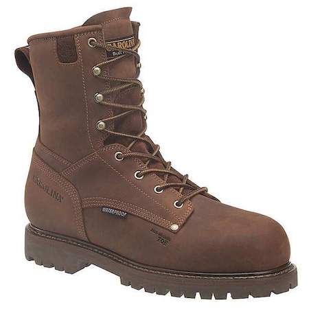 Insulated 28, Men's Waterproof Insulated Work Boot, 15 EEE, Leather, 8 in Height, Brown