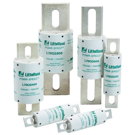 UL Class Fuse, aR Class, L70QS Series, Very Fast-Acting, 125A, 700V AC, Non-Indicating