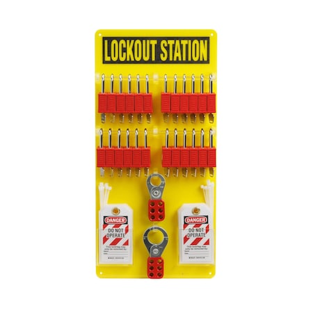 Lockout Station,0.035" D,23.5" H,11.5" W