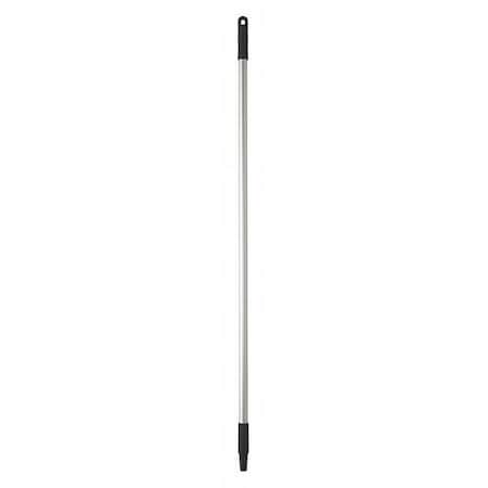 50" Color Coded Handle, 1 in Dia, Black, Aluminum