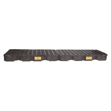 Spill Deck, 60 gal Spill Capacity, 4 Drums, 10,000 lb Load Capacity, Polyethylene