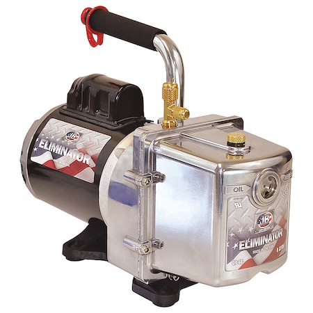 Refrigerant Evacuation Pump, 6.0 cfm, HP: 1/2