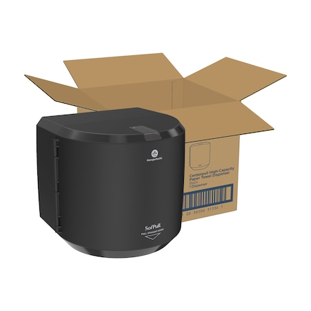 Paper Towel Disp,Black,11 3/8" D,58201B