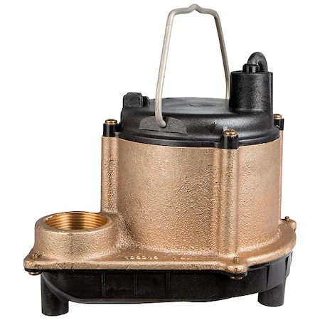 SubmersibleSumpPump,10ft,6in,115VAC