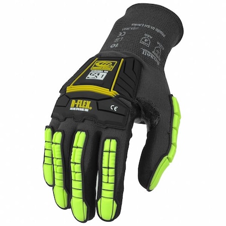 Abrasion/Impact Glove,Knitted,Size 11,PR