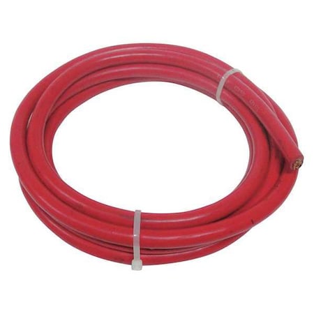 Battery Cable,1/0 ga,10ft.,Red