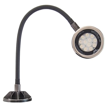 Spot Light,Gooseneck,18 W,Black