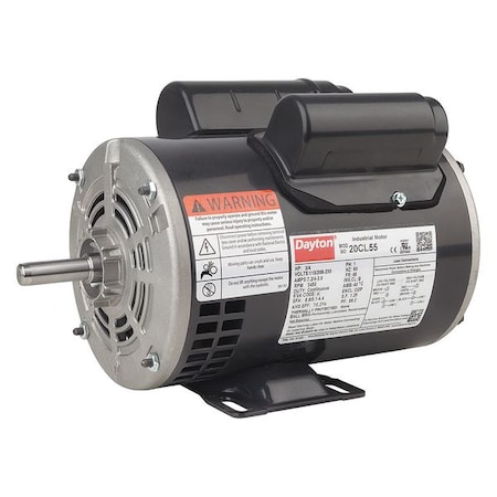 Capacitor-Start/Run General Purpose Motor, 1/2 hp HP, 115/208-230V AC Voltage, 48 Frame