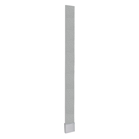 82" x 5" OHB Partition Pilaster, Polymer, Gray