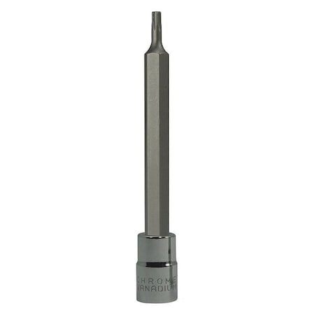 1/4 in Drive Torx(R) Socket Bit SAE T10 Tip, 3 1/2 in L
