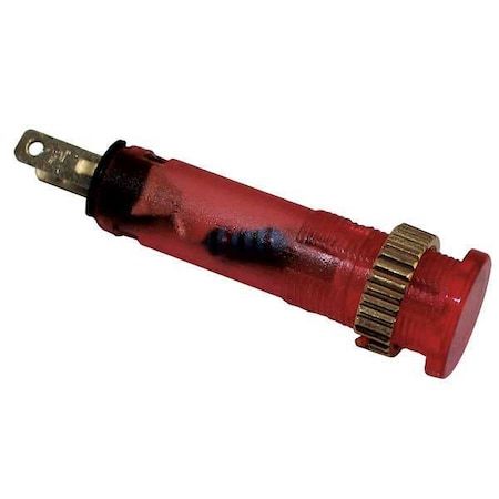 Flush Indicator Light,8mm,240V,Red