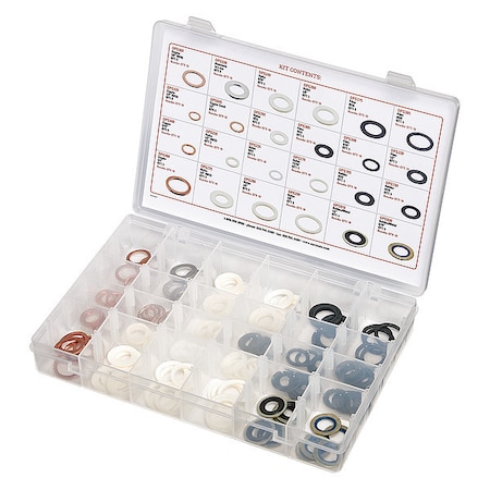 Oil Drain Plug Gasket Assortment,7" W