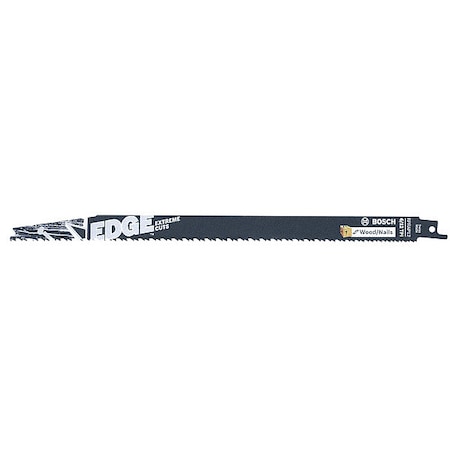 12 in x 6/12 TPI Reciprocating Saw Blade, BOSCH, 1 PK