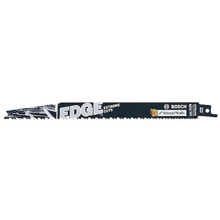 9 in L x 6/12 TPI Reciprocating Saw Blade, 5 PK