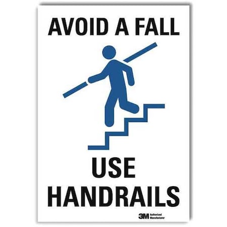 Safety Reminder Sign, 7 in H, 5 in W, Reflective Sheeting, Vertical , English, U1-1023-RD_5X7