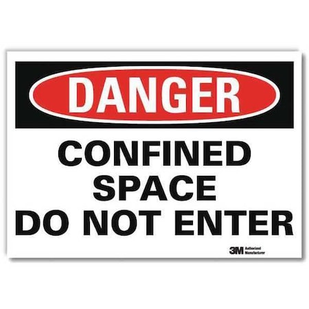 Danger Sign,14x10 In.,English, U1-1033-RD_14X10