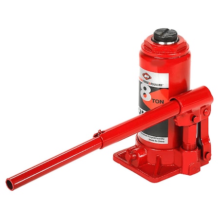 Bottle Jack,8 ton,Max Lift 15 1/2" H