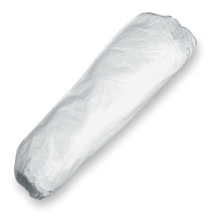 DuPont(TM) Tyvek(R)  Sleeve Disposable Sleeve, 18 in Length, 5.9 mil Thick, Serged Seam, White