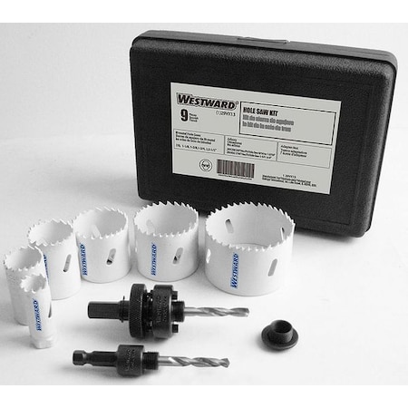 Hole Saw Electricians Kit, 9 pcs.