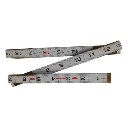 Folding Rule,72 in.,Standard
