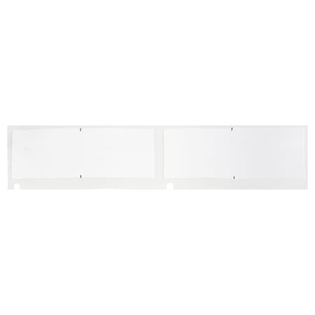 Flag Label, White, Nylon, 1 in W