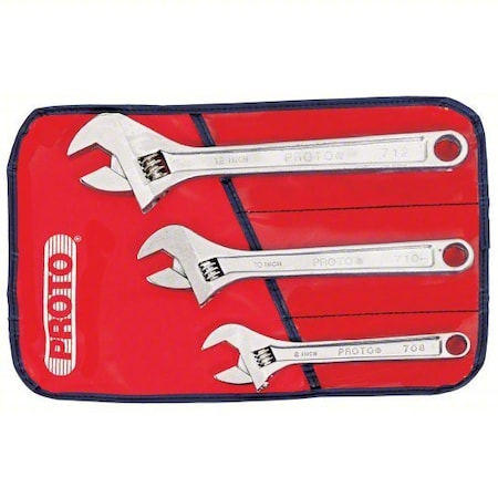 Adjustable Wrench,Alloy Steel,Plain