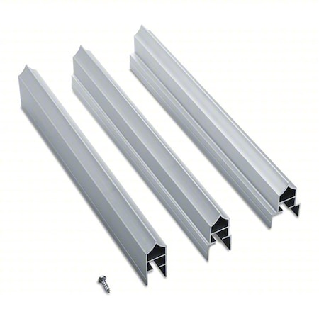Headrail,65" D,65" H,3/4" W,Al/SS