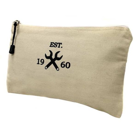 Tool Bag, White, Canvas, 1 Pockets