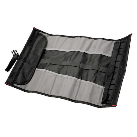 Wrench Roll, Black, Polyester, 34 Pockets