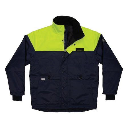 XS Navy Insulated Freezer Jacket
