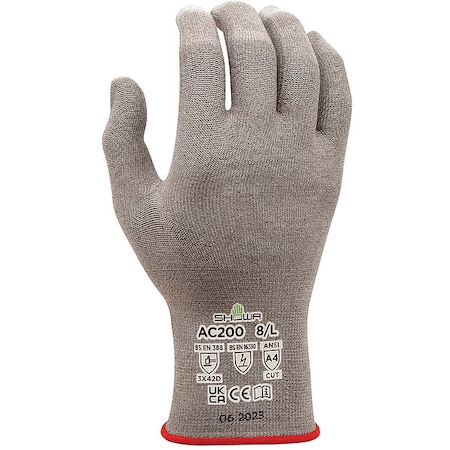 Knit Gloves, Cut Level A4 ,Uncoated ,Not Applicable ,L 1 PR