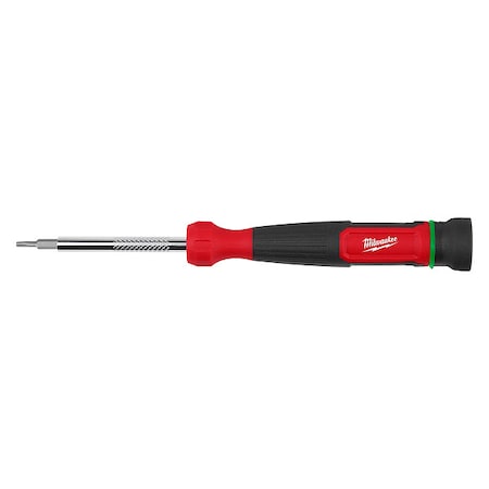 Multi-Bit Screwdriver,Chrome,4 pcs