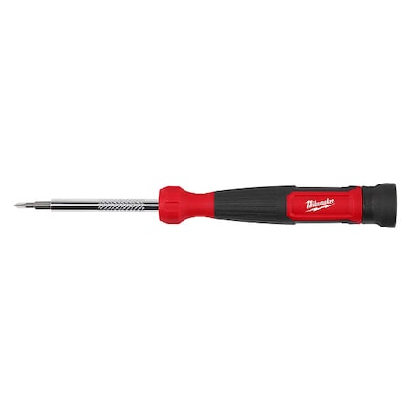 Multi-Bit Screwdriver,Chrome,6 pcs