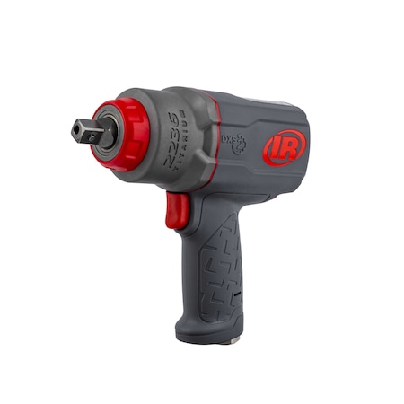 DXS2 1/2" Air Impact Wrench, Quiet, 1500 ft-lb Torque, Titanium Hammercase, Pin Retainer