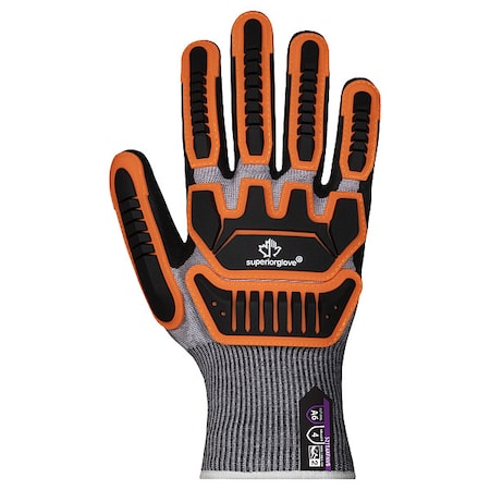Cut-Resistant & Impact Resistant Gloves, Cut Level A6 ,Nitrile ,Foam ,XL 1 PR