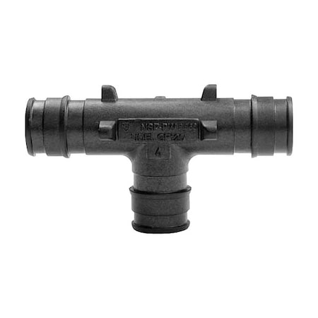 Tee, Polymer, Barbed1in, 1in, 1in